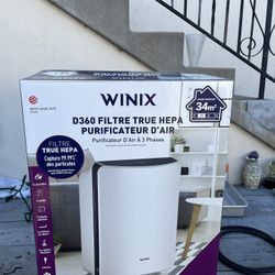 Winix D360 True HEPA 3-Stage Air Purifier.