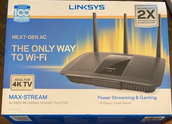 Linksys Max-Stream AC1900 MU-MIMO Gigabit Router