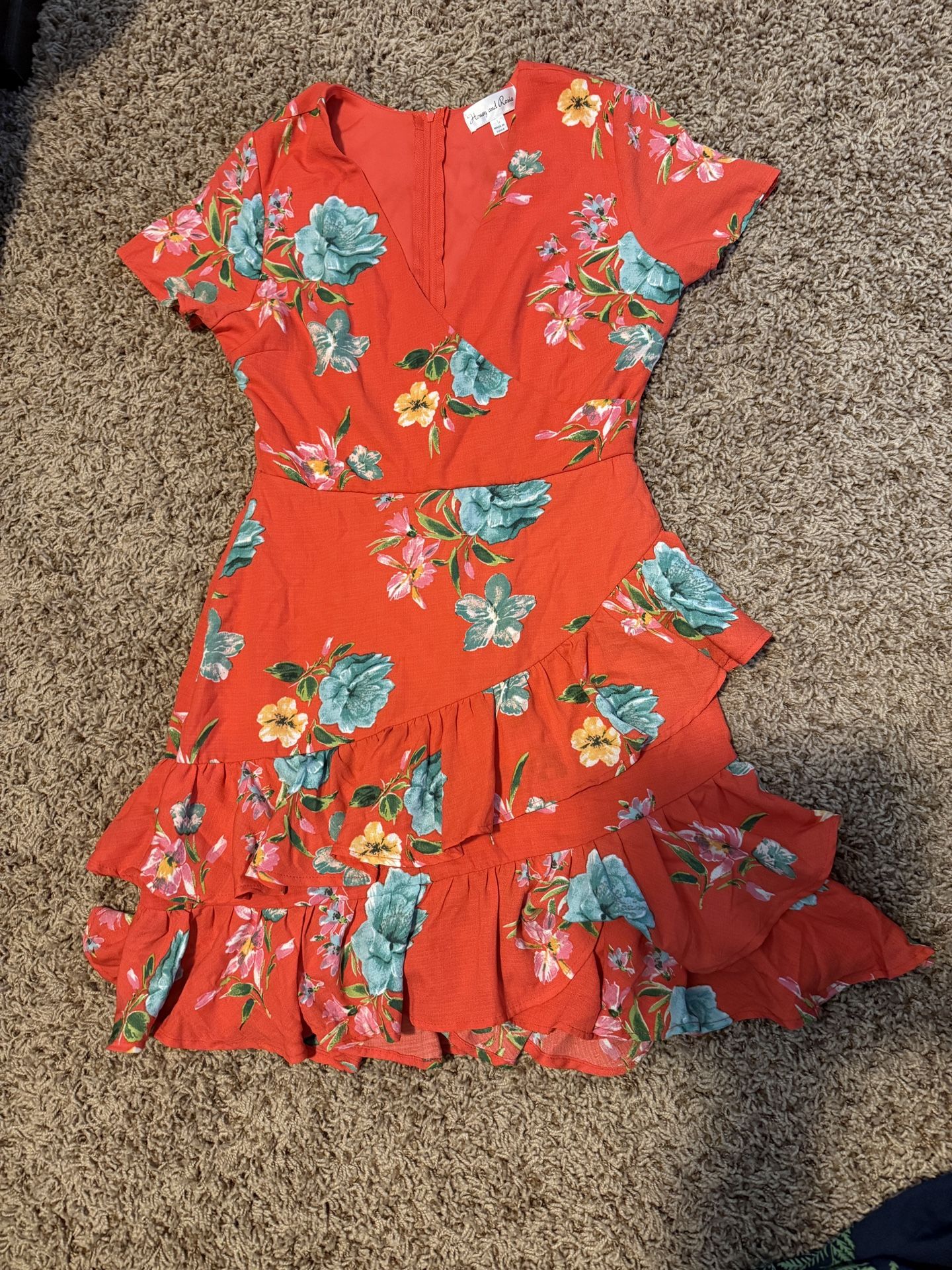 Floral summer dress size XS Honey and Rosie brand