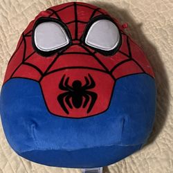 Marvel Spider-Man  8” Squishmallow (without tag) 
