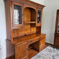 Beautiful Desk With Hutch Solid Wood 