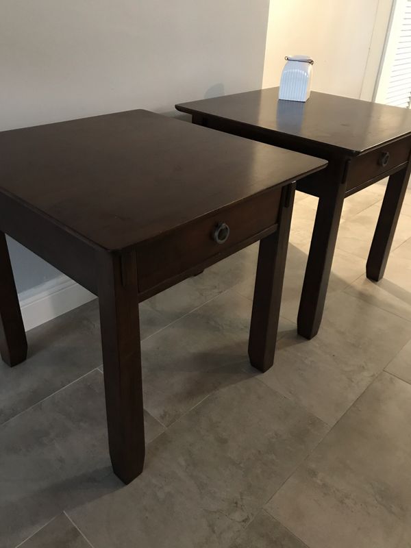 American Signature Two 2 Side Tables For In Miami Fl Offerup American Signature Two 2 Side Tables
