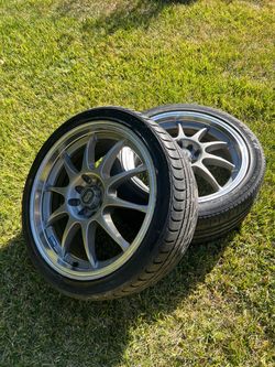 Enkei wheels pair 17in 4x100 4x114.3