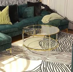 Clear Coffee table round