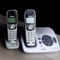 Uniden Direct 6.0 - Digital Answering Systems With 2 Cordless Phones