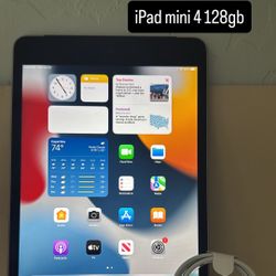 iPad Mini 4 128gb. Cellular! Like New And Unlocked! 