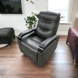 *NEW* Canmore Leather Power Recliner with Power Headrest | 🚚 DELIVERY AVAILABLE
