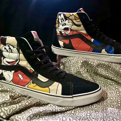 Vans High Tops + retro Disney