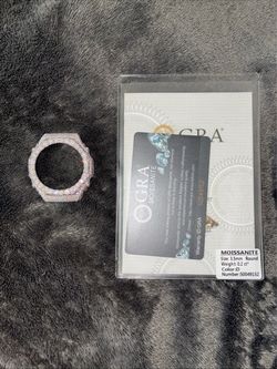 Moissanite Watch Bezel with GRA Certificate for gshock
