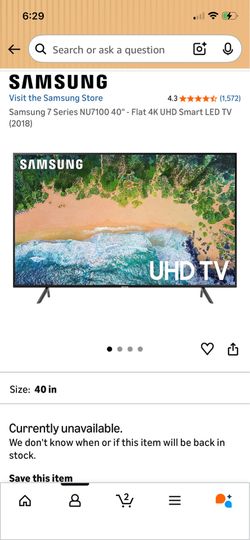 Samsung 4K UHD 65-inch Smart TV