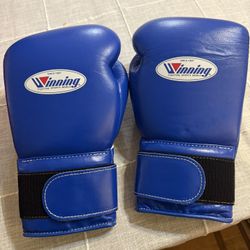 Winning 16oz. Velcro Boxing Gloves 