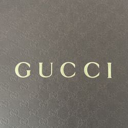 Vintage Gucci Shopping Bag And Purse Box
