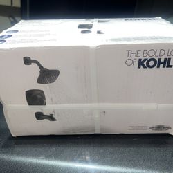 Rubicon Rite-Temp bath and shower faucet set with valve K-R76217-4G-BL