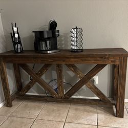 Buffet Entertainment Center Coffee Bar Decor Entry Way Table 