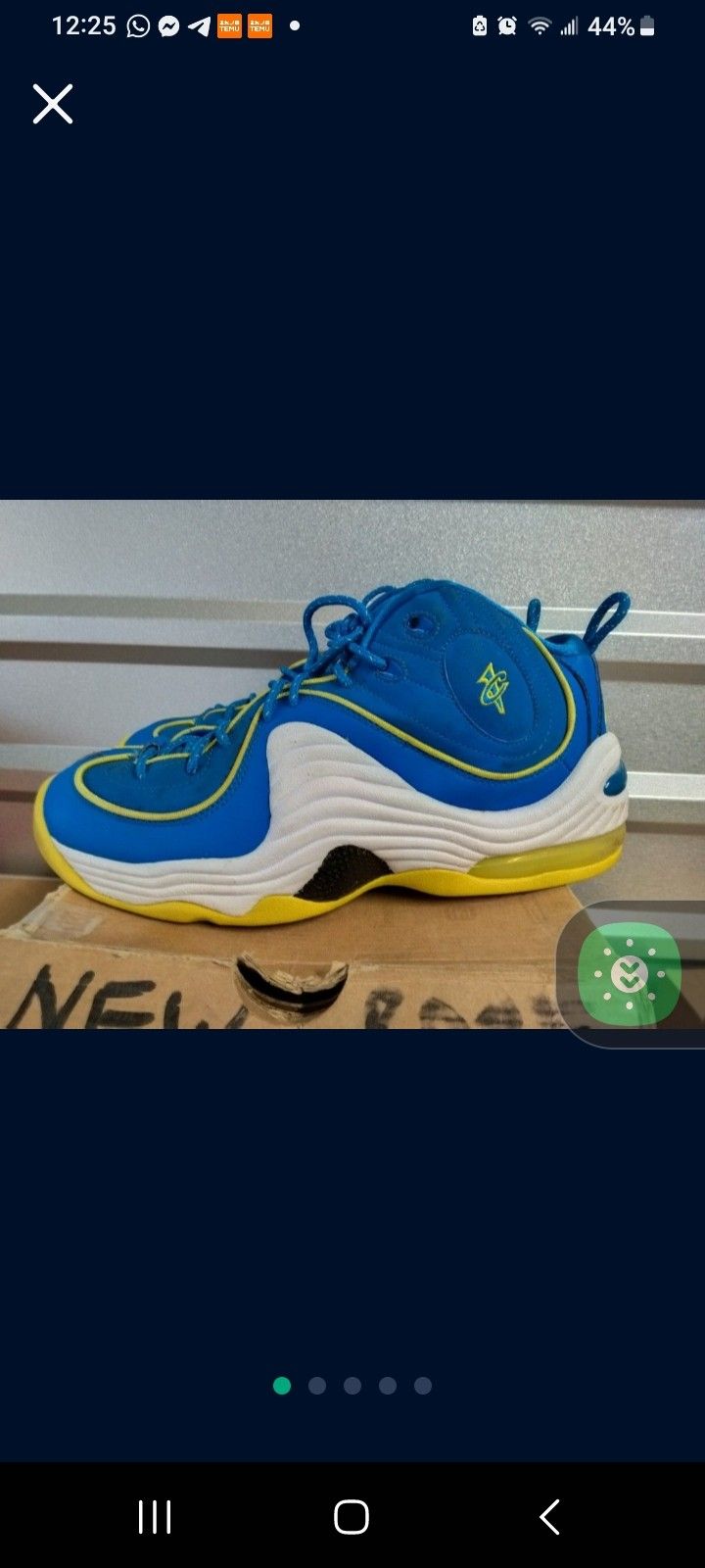 Like New Air Penny 2 Men's Size 9.5 In Original Box