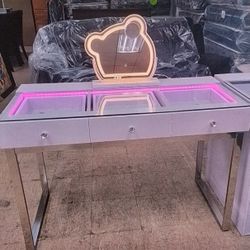 Special New Vanity Desk With Different Colors Od Lights Only $800