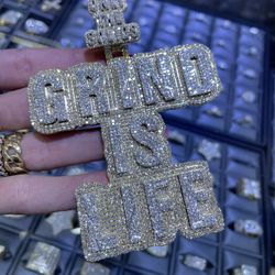 Custom Diamond Gold Pendants $200 Deposit To Start