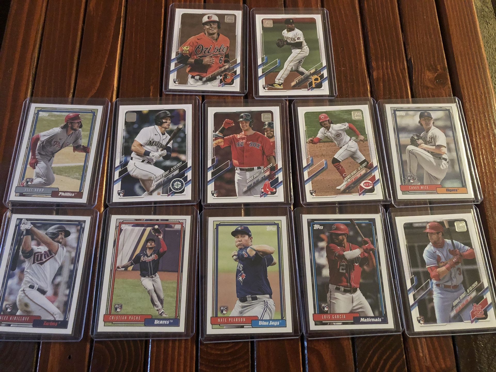 MLB Baseball Cards All Rookies For 20.00