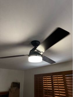 3  blade 52” hunter ceiling fans