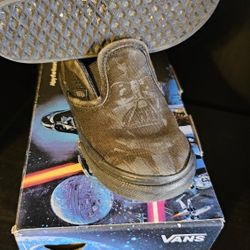 Vans Star Wars Darth Vader Slip-On Shoes Toddler Size 6.5