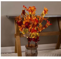 S/2 In/Outdoor Illuminated Maple Leaf Branches by Valerie