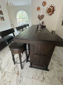 BAR WITH  CHAIRS (complete set)