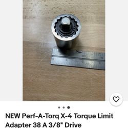 Torque Socket 3/8 Drive. 2 Available