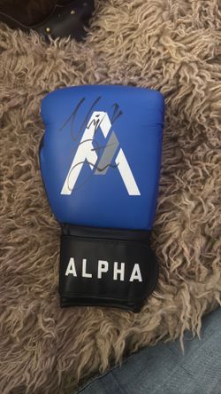 Alpha gloves signed