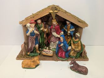 Porcelain Nativity Set