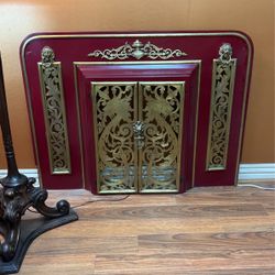 Vintage Antique Victorian Fireplace Surround