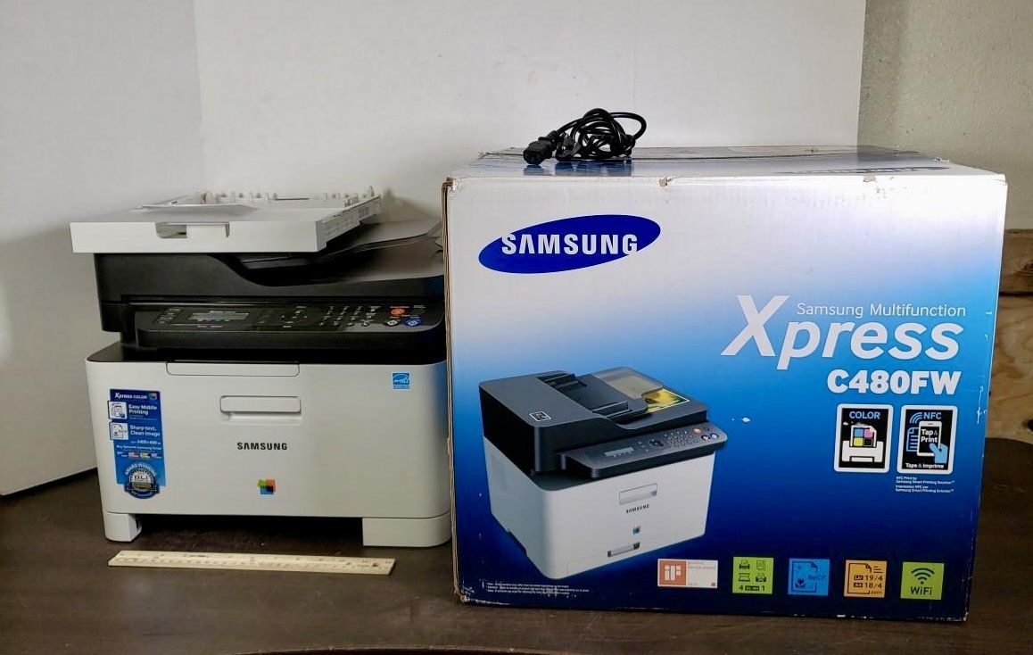 Samsung Xpress C480FW All-in-One Color Laser Printer Fax Copier Scanner
