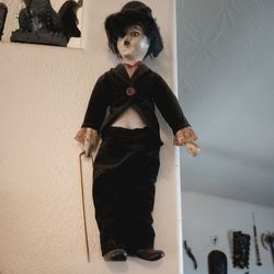 Antique Charlie Chaplain Porcelain Doll $250. OBO