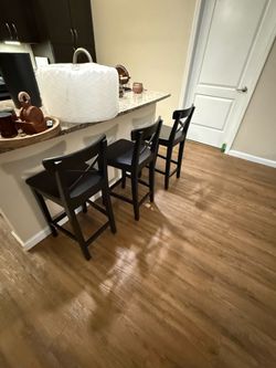 counter height, chairs