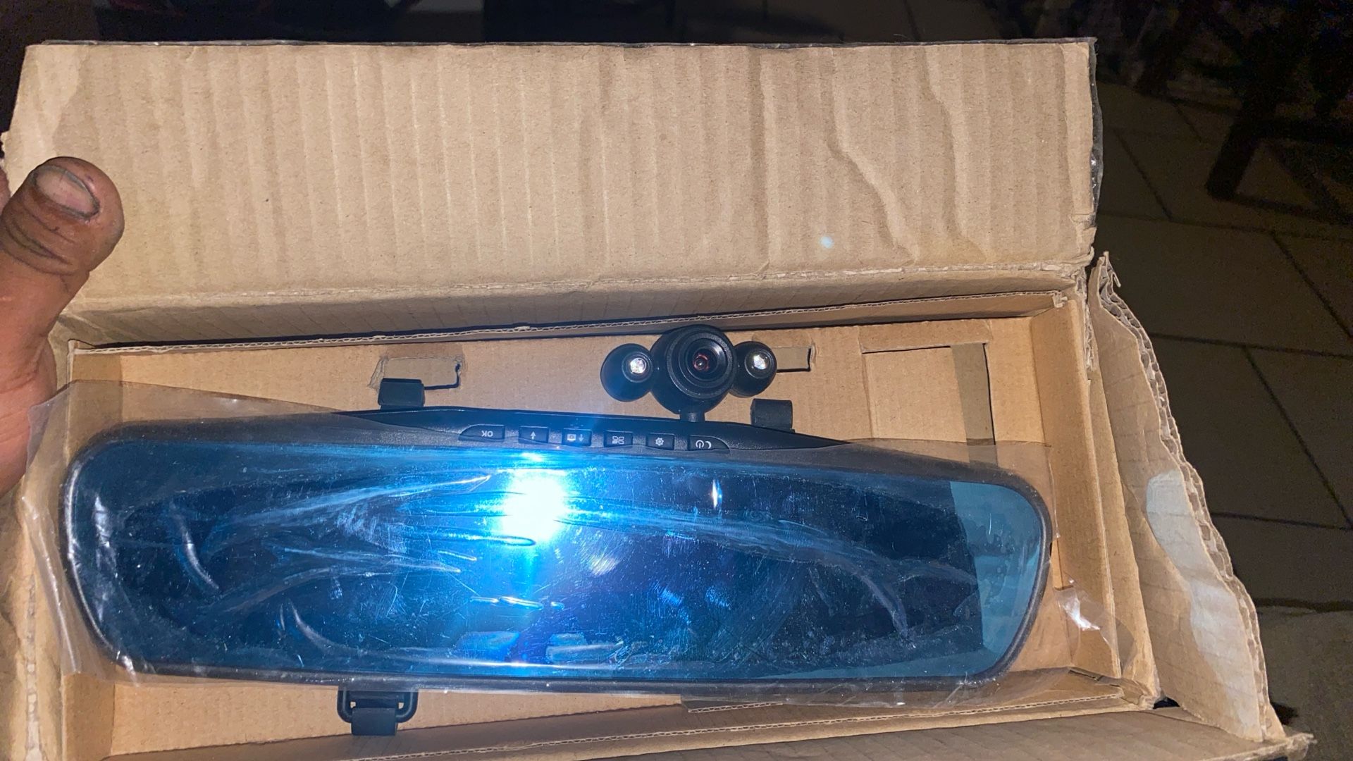 Rearview mirror with camera