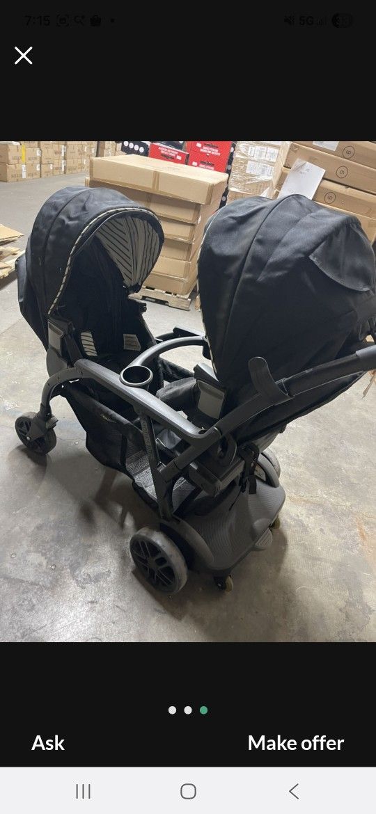 Doubel  Stroller  Green 
