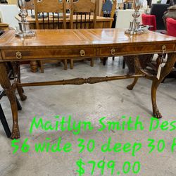 Desk Maitland Smith We are located at 2811 East Bell road. Another Time Around Furniture.