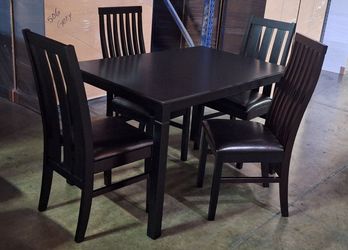 Dining Set 5pcs Color Espresso