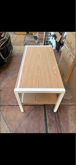New in box Coffee Table with Lower Shelf