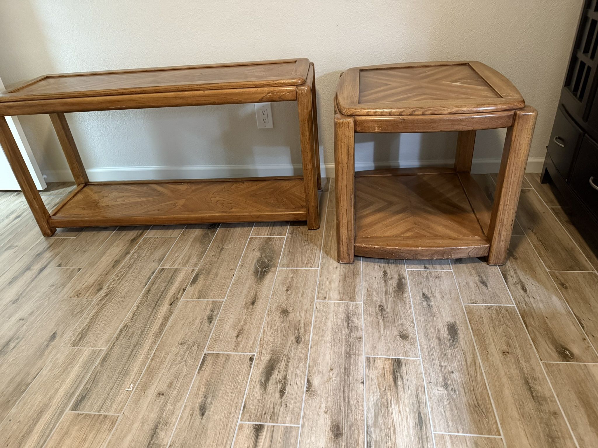 Entry or sofa table/End or side table