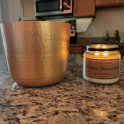 Gold Plant Pot