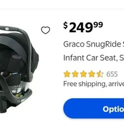 Graco SnugRide 35 LX Infant Car Seat with Base – Excellent Condition