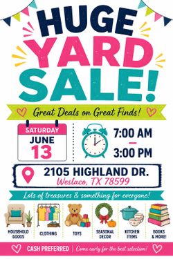 Yard Sale