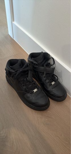 Nike Air Force 1 Mid Triple Black Sneakers