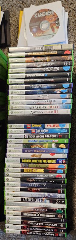 60+ Xbox 360 Video Games