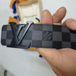 Louis Vuitton Belt Damier Graphite  