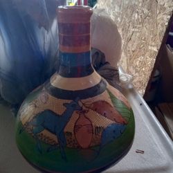 Vase Hand Painted 