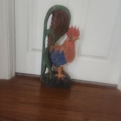 Wooden Vintage Rooster