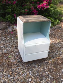 Cute Cottage Farmhouse Nightstand or Side table