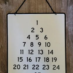 HEY NOW! HEARTH & AND HAND WITH MAGNOLIA CHRISTMAS TREE DECEMBER METAL SIGN WALL HANGING DECOR WALL ART