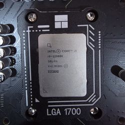 Intel I9 12900k CPU + MSI ATX Motherboard